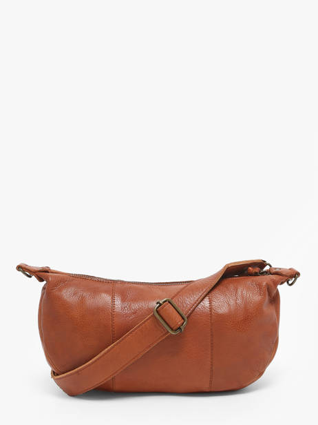 Cross Body Tas Nulla Leder Pieces Bruin nulla 17151311 ander zicht 4